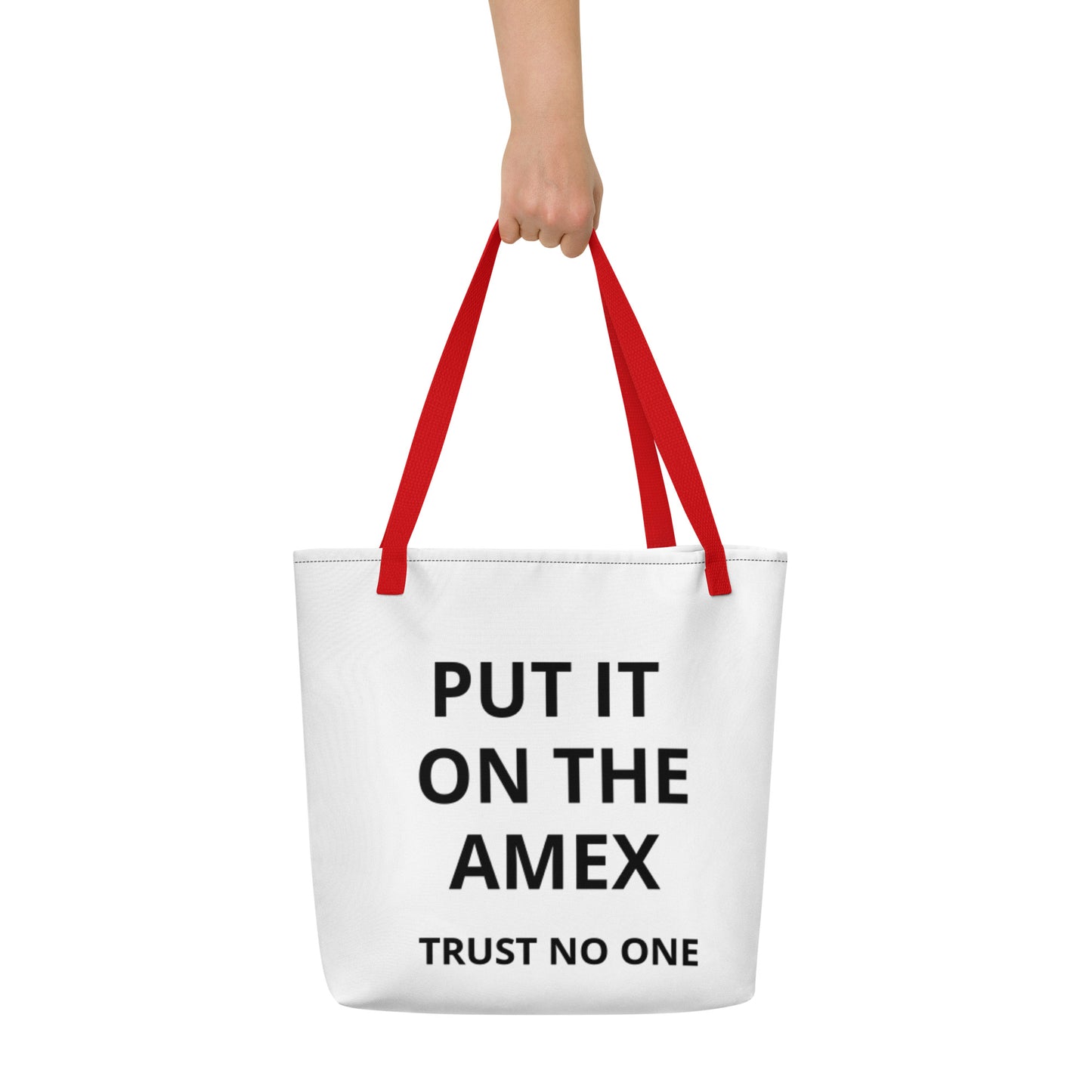 PUT IT ON THE AMEX TOTE